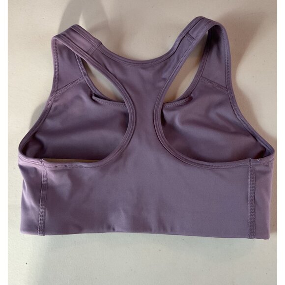 NWT Nike Swoosh Women Training Sports Bra Medium Lavender Purple Polyester Blend - Picture 2 of 9